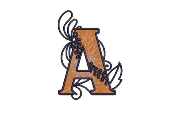 3D Layered Alphabet Letter A