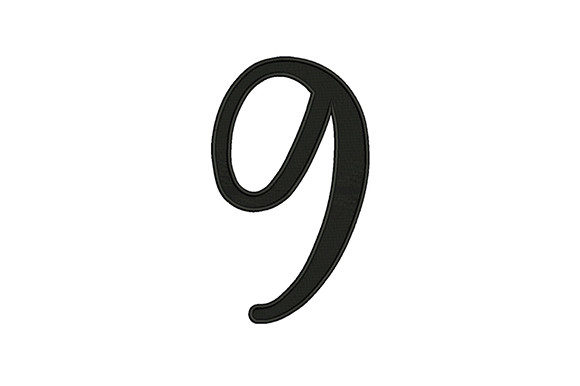 9 Number: A Charming, Versatile Embroidery Design for Meaningful Gifts
