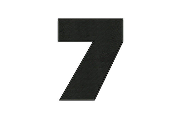 Bold Number 7: A Smart Embroidery Choice for Small Business Branding