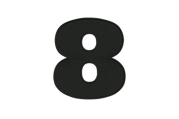 Bold Number 8: A Smart Embroidery Choice for Small Business Branding