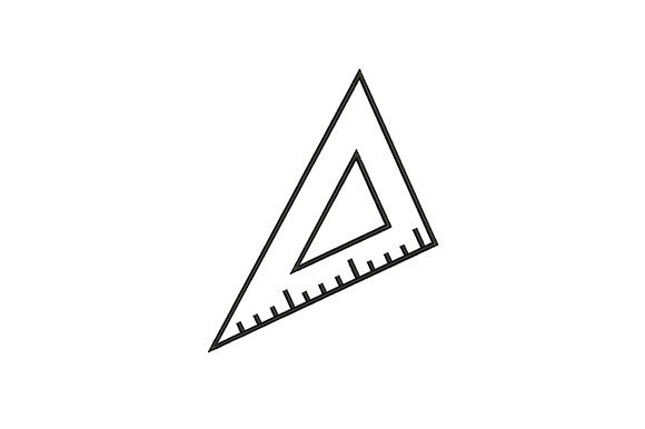 Geometric Scale Embroidery Design