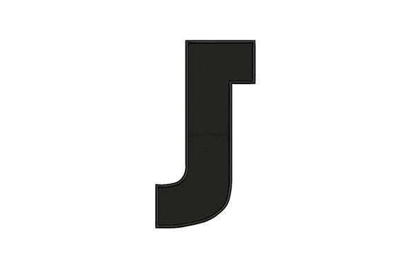 Letter J: A Versatile Alphabet Embroidery for Small Creative Businesses