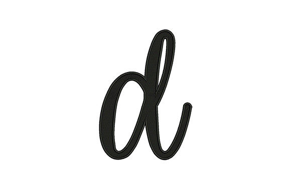 Lower Case Alphabet D