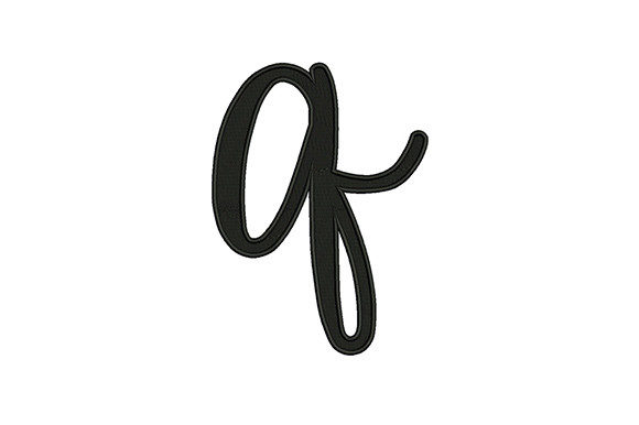 Lower Case Alphabet Q: A Thoughtful Embroidery Choice for Personalized Gifts