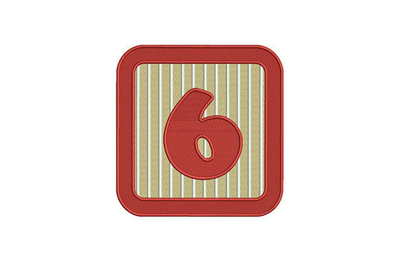 Red Frame Number Six: A Smart Brand Patch Choice