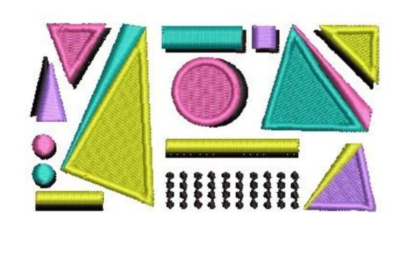 Retro Geometric Shapes