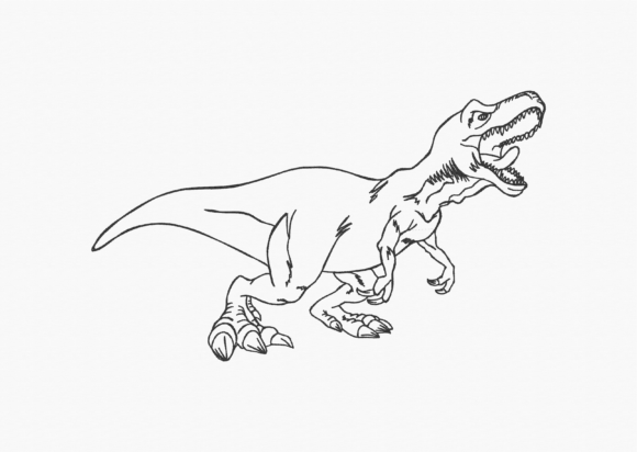 Tyrannosaurus Rex Embroidery Design Review